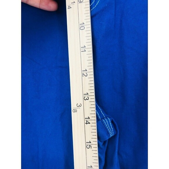 EDIKTED Royal Blue Cargo Pants 100% Cotton Baggy Lightweight Juniors Size L New‎ - Picture 6 of 16
